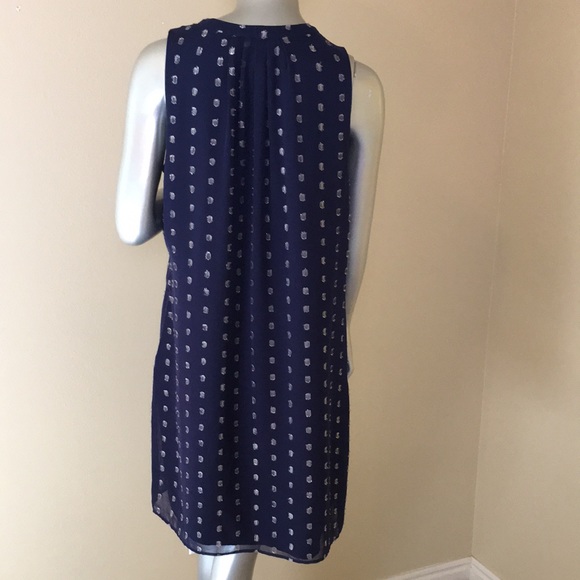 CROWN & IVY | Metallic Clip-Dot Dress - Picture 5 of 12